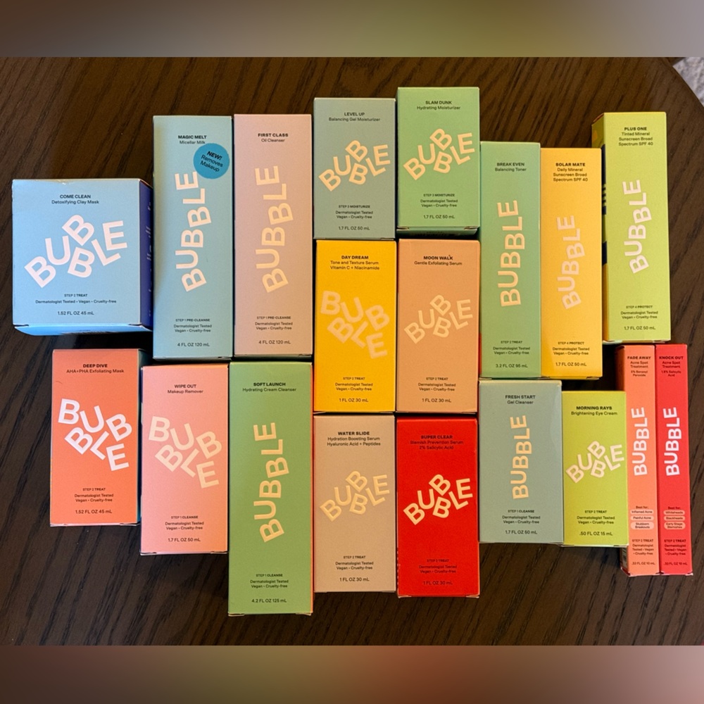 Bubble Skincare Collection - new / factory sealed